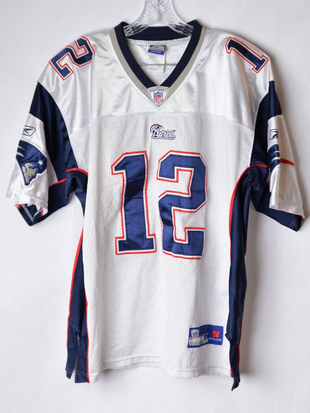 Tom Brady #12 New England Patriots NFL Jersey Reebok Men’s 48 White Stitched